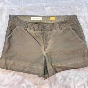 Pilcro and the Letterpress Faux Leather Quilted Detail Shorts No. 30 Size 32